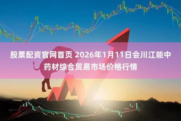 股票配资官网首页 2026年1月11日会川江能中药材综合贸易市场价格行情